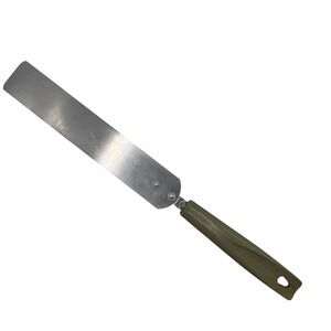 EKCO Stainless Steel Turner Spatula Olive Green Handle Kitchen Utensil